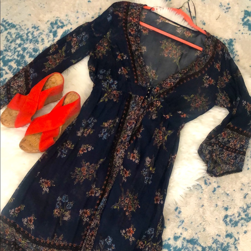 Sheer boho kimono